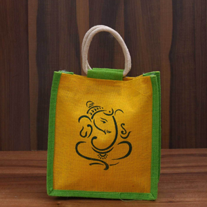 Vinayagar Print Jute bags