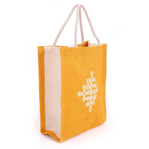 Kolam print Yellow bags