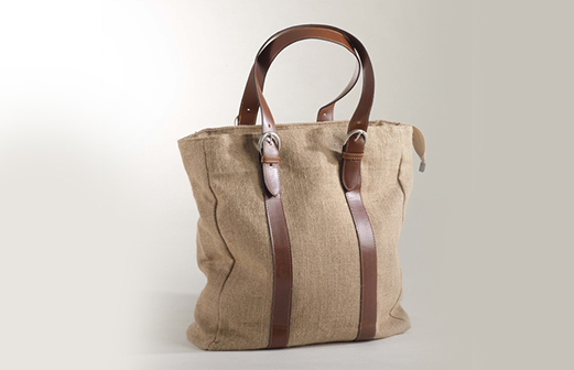 Jute Leather bags