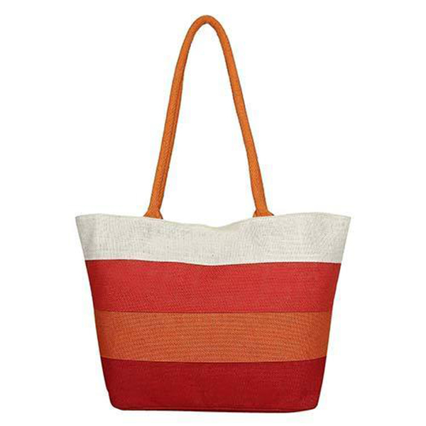 jute Hand Bag Multi Color